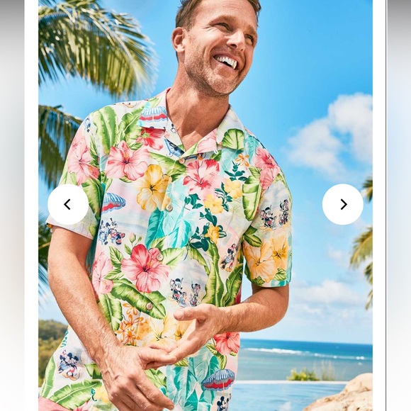 Tommy Bahama Men's Veracruz Cay Flamingo Mingle Camp Shirt - White main image 1